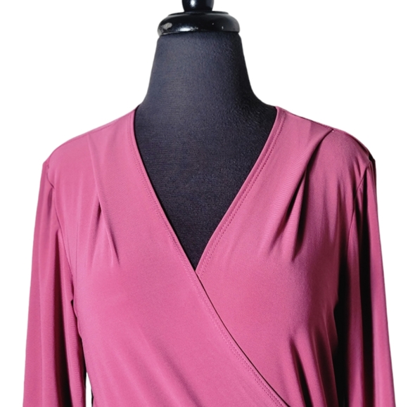 Jill Alexander pink wrap dress size medium - Picture 3 of 7